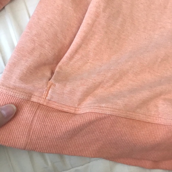 Lululemon Stress Less Heathered Orange Cowl Neck - Picture 6 of 10